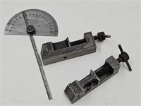 Machinist Starrett Pin Vices & Compass Scale