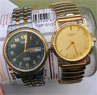 2 WATCHES TIMEX & CARAVELLE