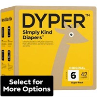 Size 6 (XX Large) DYPER Simply Kind Diapers 42ct