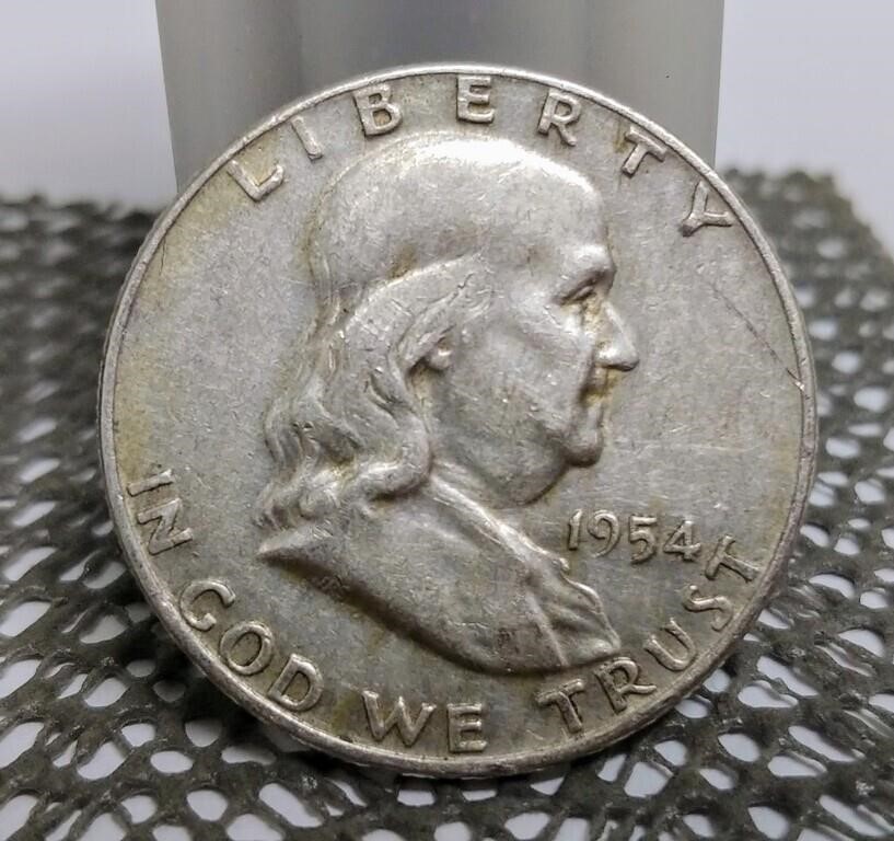 1954 FRANKLIN HALF DOLLAR