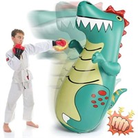Qweryboo Dinosaur Inflatable Punching Bag for Kids