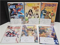 Comic Books Wonder Woman, Silver Surfer Superman +