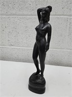 Nude Art Wood Statue  13 1/2" high