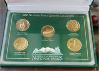 2010 GOLD PLATED NATIONAL PARK QUARTER SET