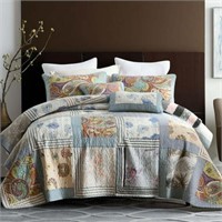 King  WannaToo Cotton Bedspread Quilt Set