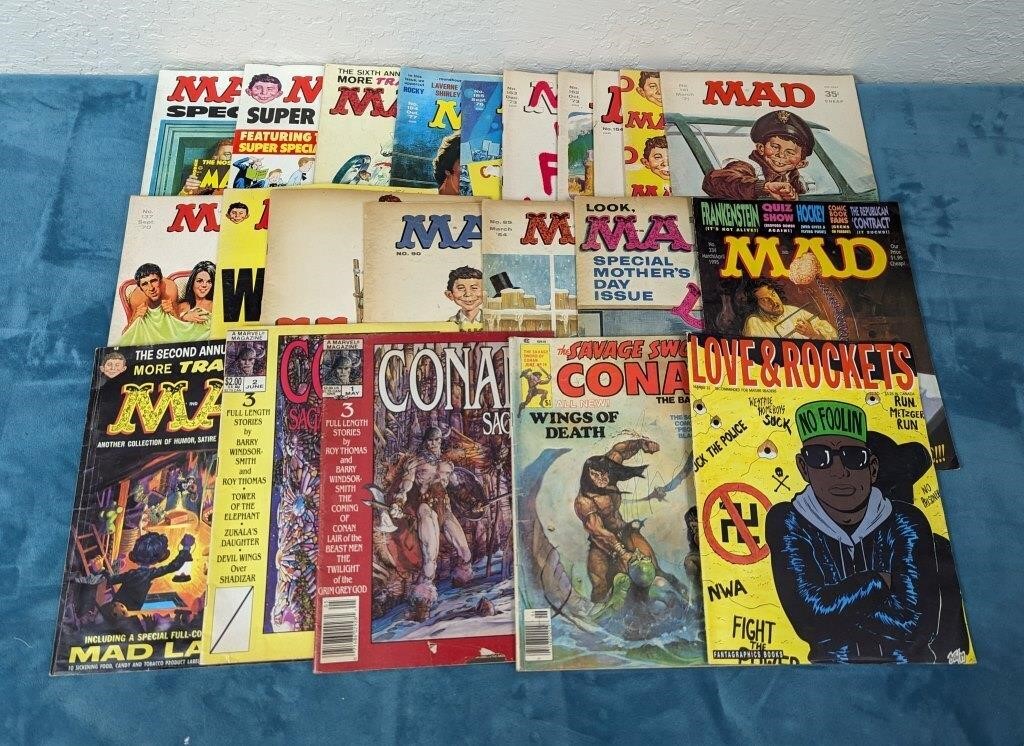 Magazines - MAD & Conan The Barbarian