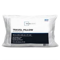 Mainstays 100% Polyester Travel Pillow 14 inch x 2
