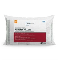 Standard/Queen  Mainstays Memory Foam Cluster Bed
