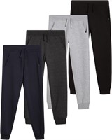 Sz XL 4 Pack Lee Boys' Sweatpants -  Fleece Jogger