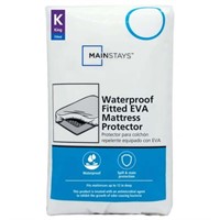 King Mainstays Waterproof EVA Fitted Mattres