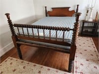 Antique Spool ROPE Bed, Convert to hold Mattress*