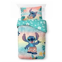 Lilo & Stitch Twin Comforter & Pillowcase Set  Blu
