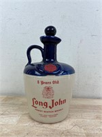 Vintage ceramic long John whiskey jug