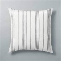 14x20 Textured Rail Stripe Lumbar Throw Pillow Cre