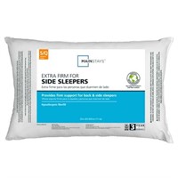 Standard  Sz Q Extra Firm Bed Pillow for Back & Si