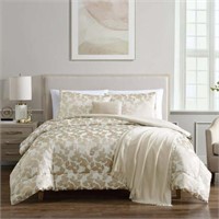 Sz K Mainstays 5-Piece Gold Floral Comforter Set