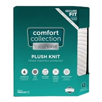 Queen  Comfort Collection Plush Knit Fitted Mattre