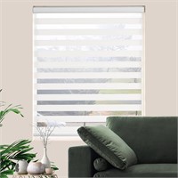 22''x72" Zebra Roller Shades, Dual Layer Corded