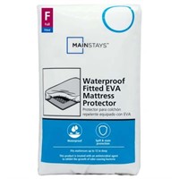Full  Mainstays Waterproof EVA Fitted Mattress Pro