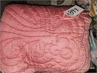 Polished Cotton Coverlet, Rose Comforter*