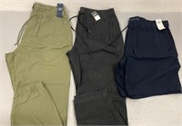 Abercrombie & Fitch 2 Pants & 1 Short Size XL