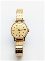 Timex Water Resistant Gold Coloured Watch Working