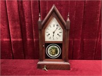 Antique Seth Thomas Steeple Clock - Note
