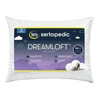 Standard  SertaPedic Dreamloft Bed Pillow  Polyest