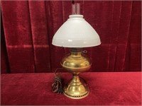 Rayo Converted 19" Brass Lamp