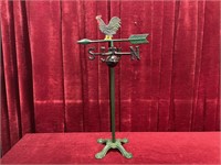 29" Cast Iron Rooster Wind Vane