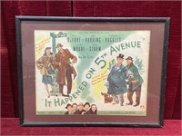 1947 It Happened On 5th Avenue Movie Poster