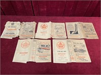 5 Rare Vintage Supertest Book Dust Covers