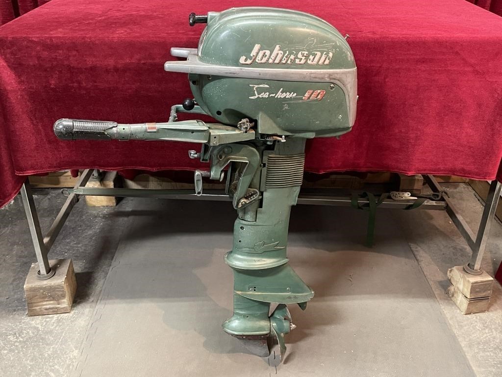 1953 Johnson Seahorse 10 Outboard - Note