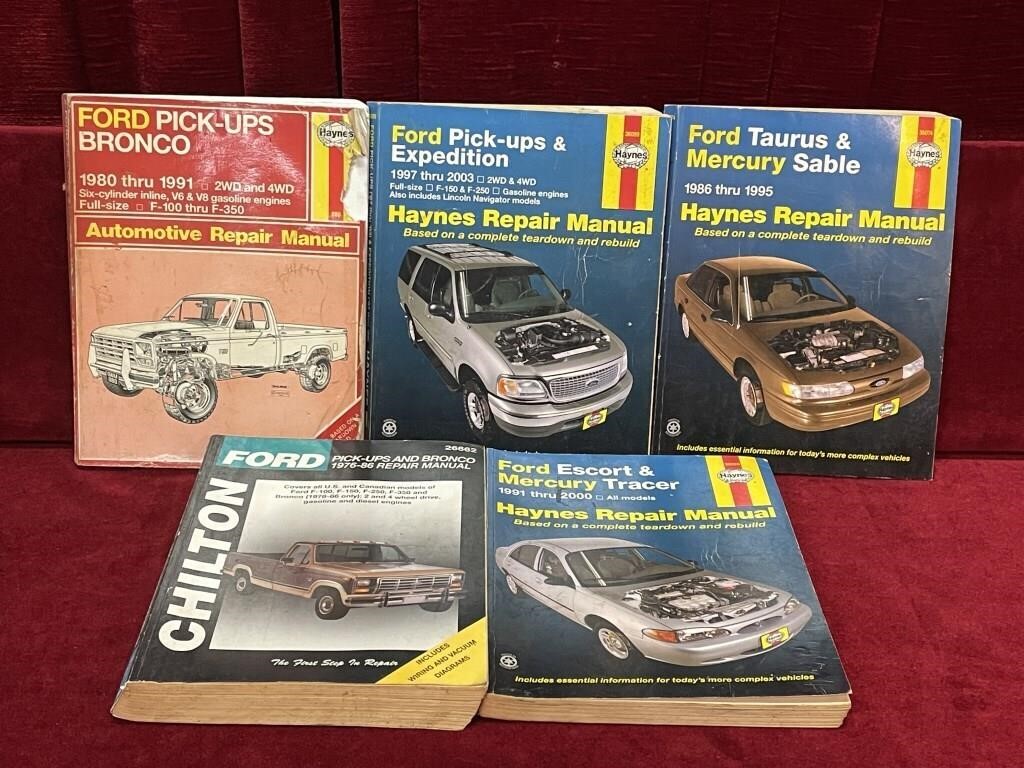 5 1986 to 2003 Ford Manuals