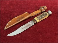 Premier Germany H 24 Hunting Knife w/ Sheath