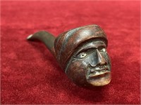 Vintage "Foreign" Carved Wood Pipe