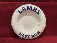 Lamb's Navy Rum 9" Ashtray - England