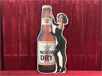Michelob Dry Tin Sign - 15" x 35.5"