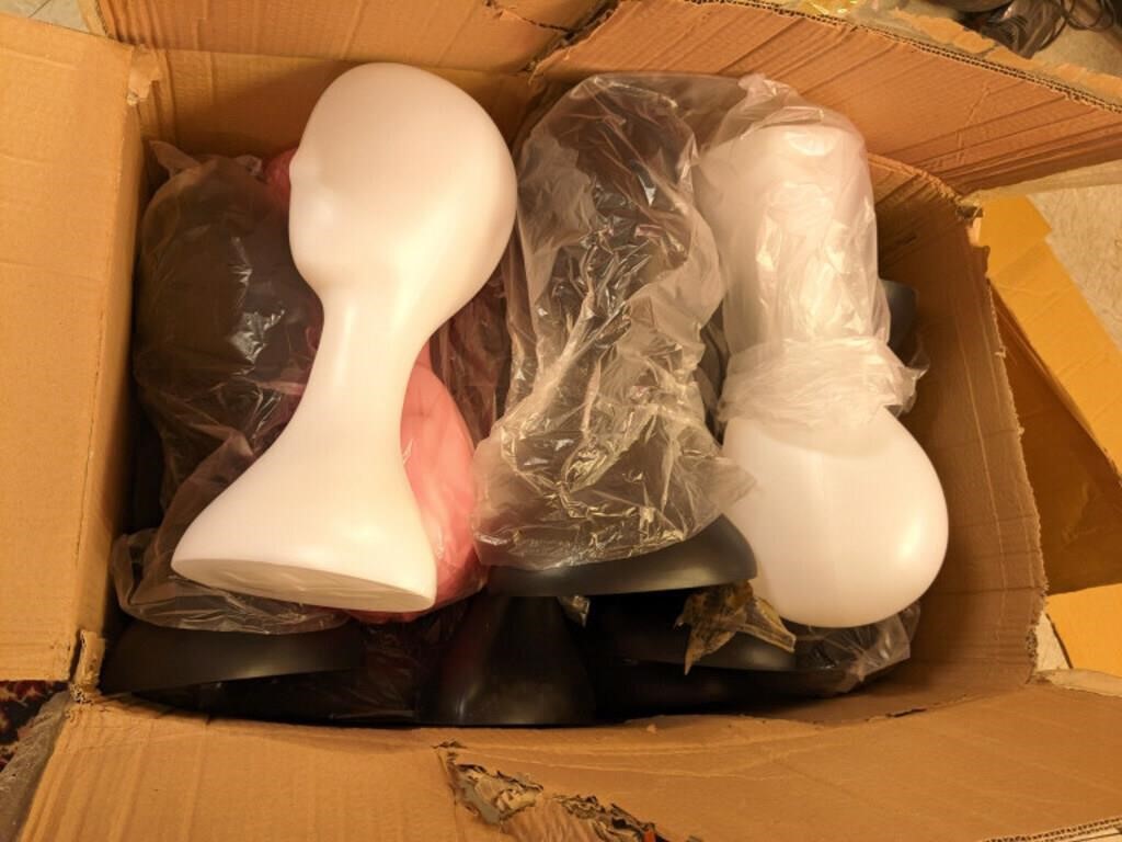 NEW Plastic Mannequin Heads for Wigs (x23)