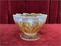 Cameo Opalescent Glass Bowl