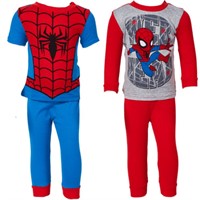 18 Months  Sz 12M-5T 4-Piece Spiderman Baby and To