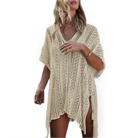 Sz s Shermie Hollow Out Crochet Cover Up with Tass