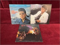 1954 Elvis, 1982 Jackson & 1983 Styx Lps