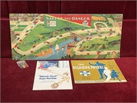 Vintage Children's Safety Game & Safety Books