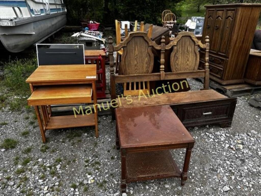 (2) PALLETS TABLE & CHAIRS  - STORAGE UNIT ITEMS
