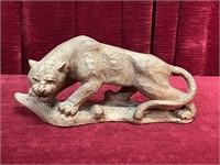 Signed Kadian Crafts Ltd Cougar Carving