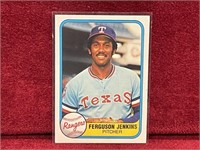 Fergie Jenkins 1981 Fleer Card