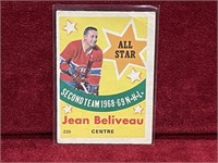 Jean Beliveau 69-70 OPC All Star Card