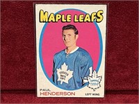 Paul Henderson 71-72 OPC Card