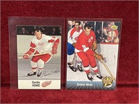 Gordie Howe ESSO & 93 UD Cards